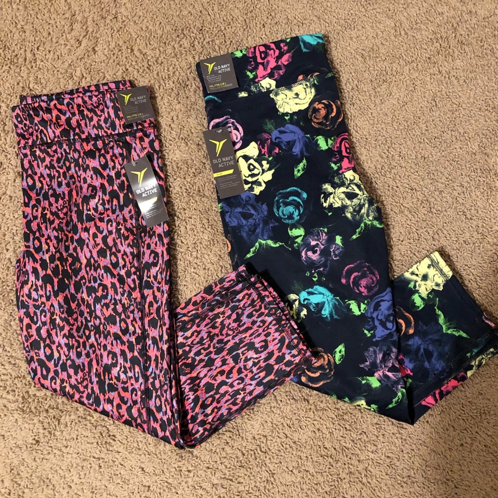 NWT Old Navy Active Capris Girls size 16
